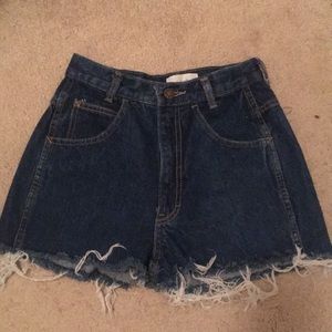 Calvin Klein Vintage Cut Off High Wasted Shorts